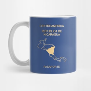 Nicaragua Passport Mug